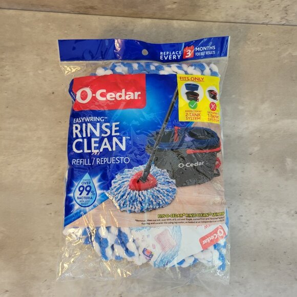 O-Cedar Rinse Clean Easy Ring Mop Head Replacement Refill - Picture 1 of 9